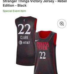 Caitlin Clark jersey /Stranger Things