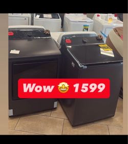 Lg top load washer and gas dryer