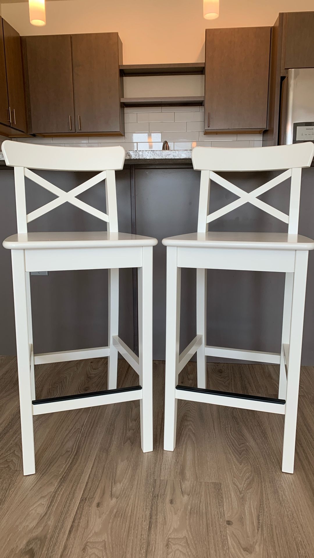 IKEA Ingolf Bar Stool with Backrest
