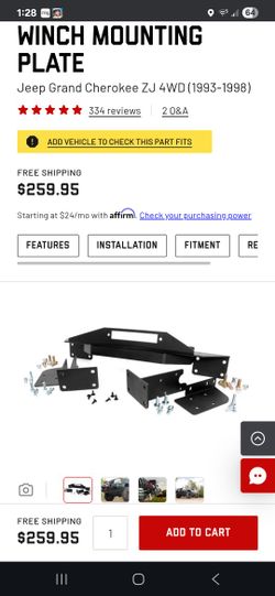 Winch Mounting Plate