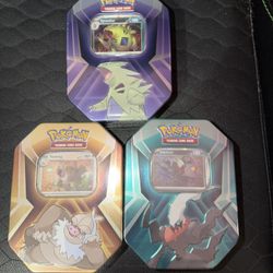 Pokemon Card Tins Slaking Darkrai Tyranitar