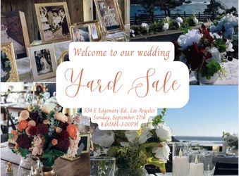 Flowers, Vases, Silver and Glass Platters, & More!