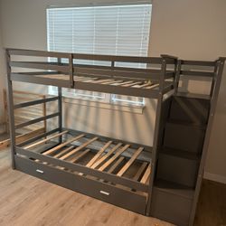 Bunk Bed /2twin Mattress 