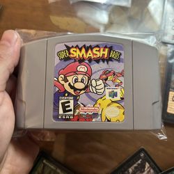Super Smash Bros. (Nintendo 64, 1999) N64 - Game Cartridge