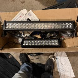 2 LED BARS w/ All Components. 2 Off Road Truck Lights W/ Harness And Switch. 2 HID ballast/bulbs New Just Been Moved Around A lot In My Storage
