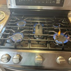 Gas Stove 5 Burners And Dloble Oven Everything Work Great 👍 Gas Estufa 5 Fogones Doble Horno 