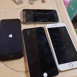 4 Iphones For Parts 6 Plus And Se