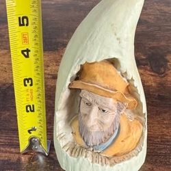 Vintage Faux Carved Whale Tooth Replica Captain Nautical Ship Scrimshaw Bii 1997 just $10 xox