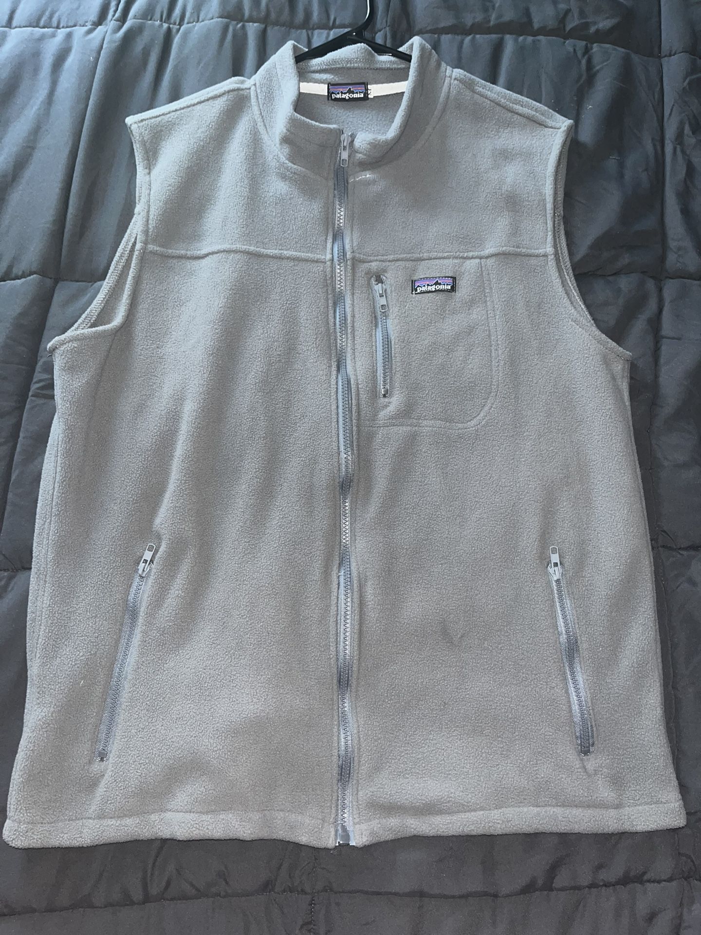 Patagonia Grey Sherpa vest