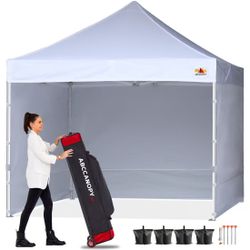 ABCCANOPY S1 Nova Baseâ„¢-Frame Heavy Duty Pop Up Canopy Tent with Sidewalls 4-Pack