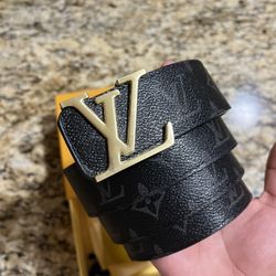 Black Louis Vuitton Belt 