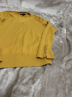Banana Republic Mustard Yellow Sweater