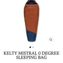 kelty mistral sleeping bag zero degree