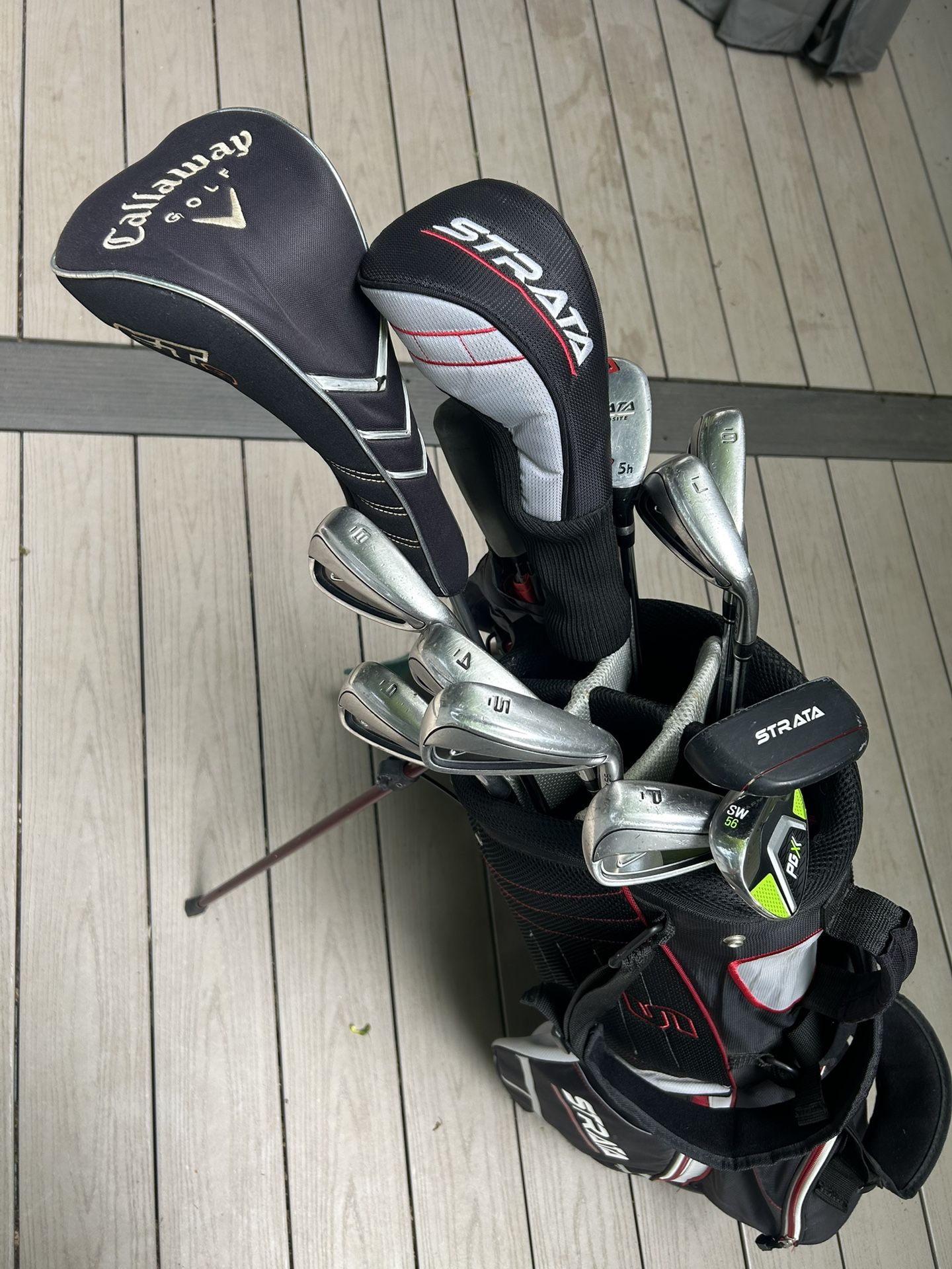 Nike Slingshot 3-pw Iron Set + Sw + Driver + Putter + 5h + 3w