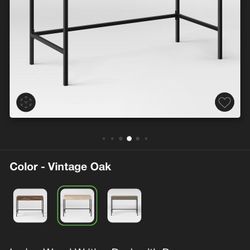Like New Desk With Two Drawers, usb Ports And Power Outlet And Office Chair