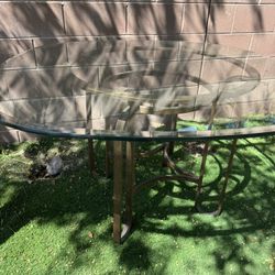 48 Inch Glass Dining/ Kitchen Table