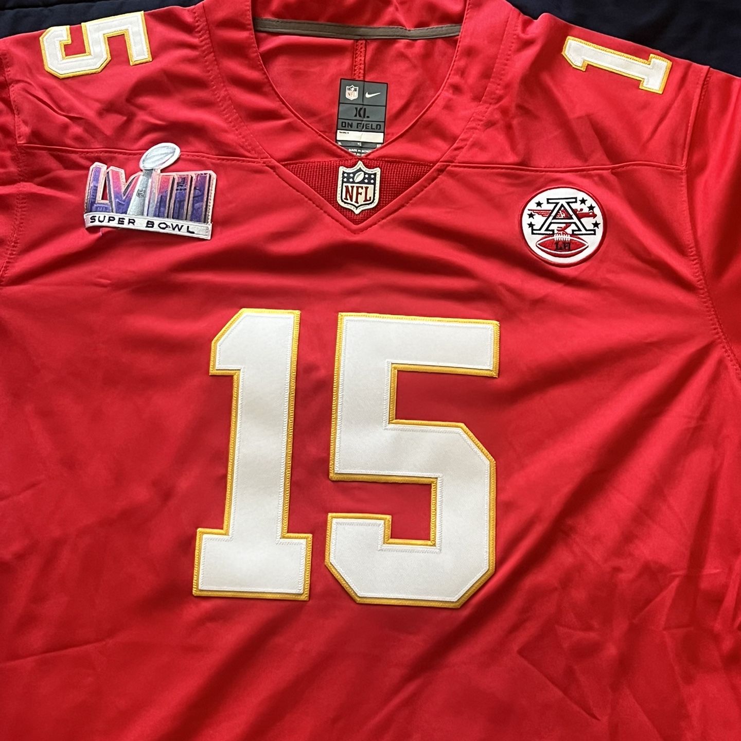 PATRICK MAHOMES SUPER BOWL JERSEY 2023-2024