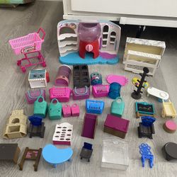 BARBIE TOYS SHOPPING FURNITURE