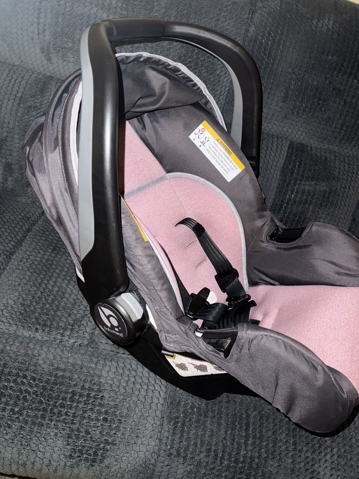 Pink Baby Trend Car Ez Lift Seat 