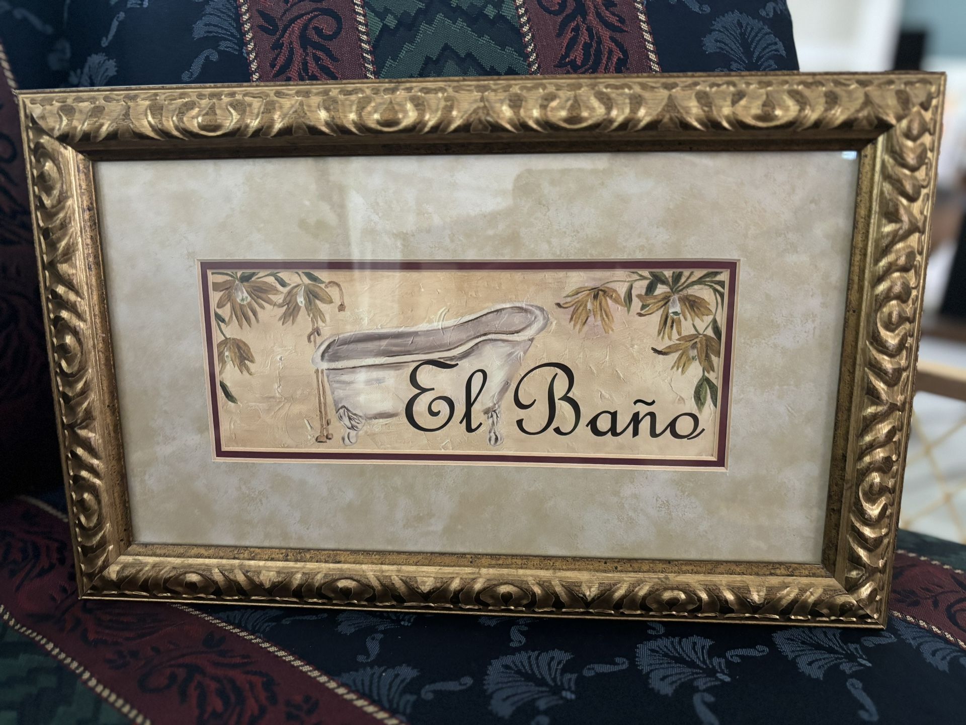 Framed El Baño Picture