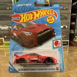 🇯🇵 HOT WHEELS 2020 - Red LBWK LIBERTY WALK GT-R - LB-Silhouette Works GT Nissan 35GT-RR VER.2  - HW J-Imports 8/10 - 204/250 - Die Cast Toy 🇯🇵