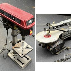 Skil Benchtop Drill Press and Scroll Saw