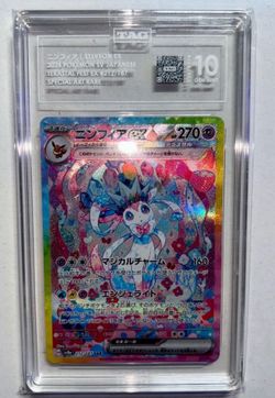 Pokemon cards Sylveon graded slab