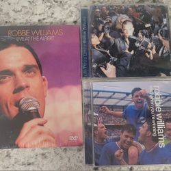 Robbie Williams DVD + 2 CD LOT