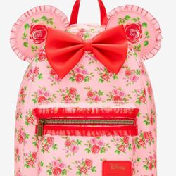 Loungefly Disney Minnie Mouse Roses Mini Backpack 