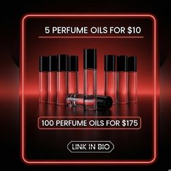 5 Perfume Oils For $10 DM For List