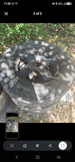 Chevy Malibu stock rims and tires with spare