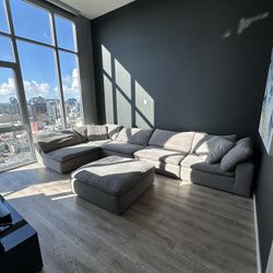 Cloud Modular Sectional Couch 6 Piece