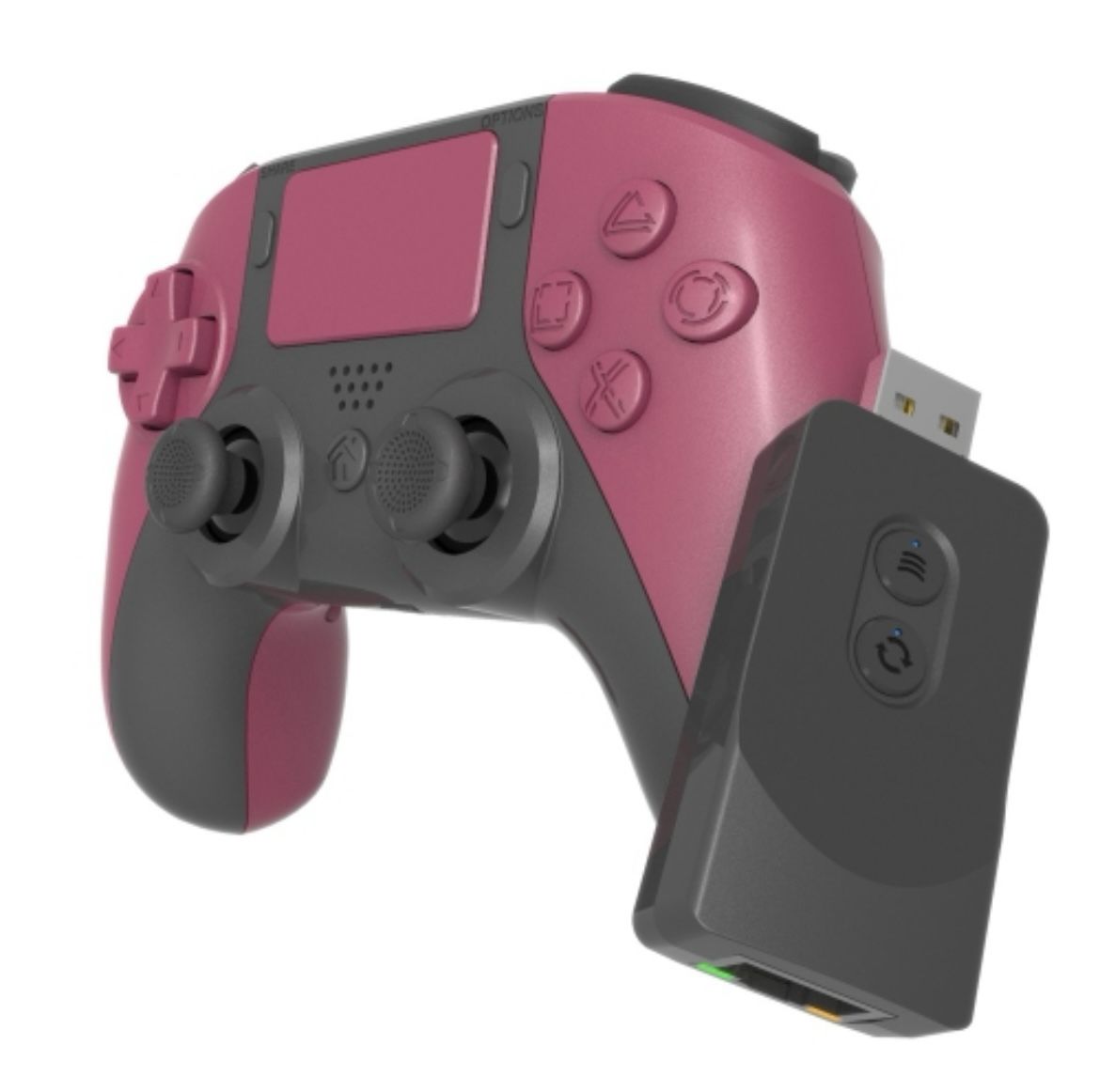 PS5/ PS4/PC Wireless WIFI Controller Bluetooth DualSense Gamepad Joysticks(Purple Red)