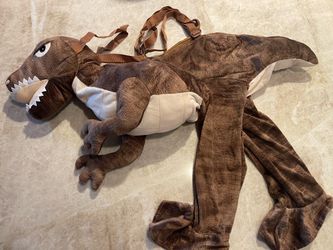 Brown Dinosaur Ride on Dino costume 3-4T Halloween costume