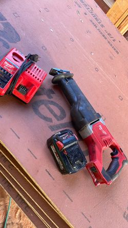 Milwaukee Reciprocating Saw with Battery and Charger