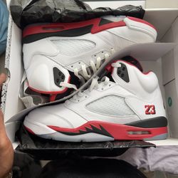 Fire Red 5’s  Size 12 