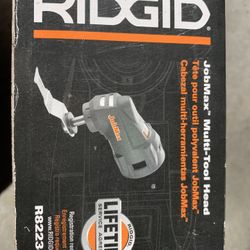 RIDGID JobMax 18-Volt Tool-Free Multi-Tool Head (Tool Only)-