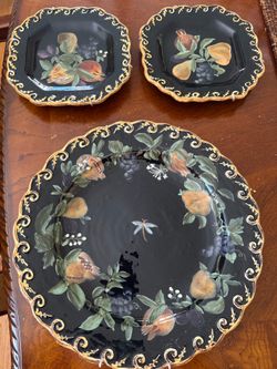 Set of 3 plates Raymond Waited Pompeii Collection