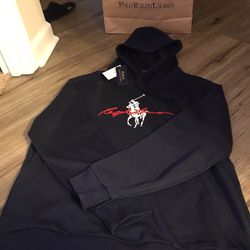 Authentic Polo Hoodie Xl
