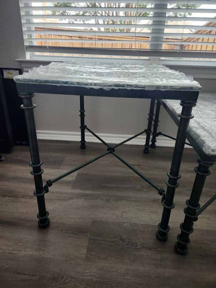 Green Metal Tables
