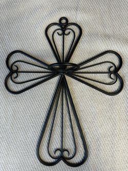 Wall Decor - cross votive holder