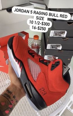 Jordan 5 Raging Bull Red