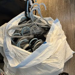 Bunch Of Clothing Hangers