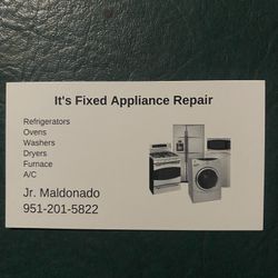 Refrigerator Oven Washer Dryer Repairs 