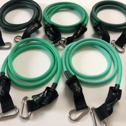 NEW Home Cables Resistance Bands Set (stackable 150lbs & hypoallergenic)