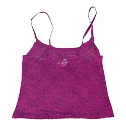 Pink lace cami size M