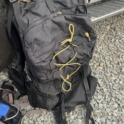 Black Color Hiking Backpack Eddie Bouer Brand 