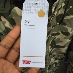 Levi's Dry Water REPELLANT Rain PARKA Jacket