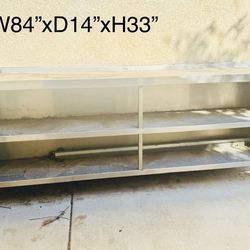 Stainless steel work/ storage table