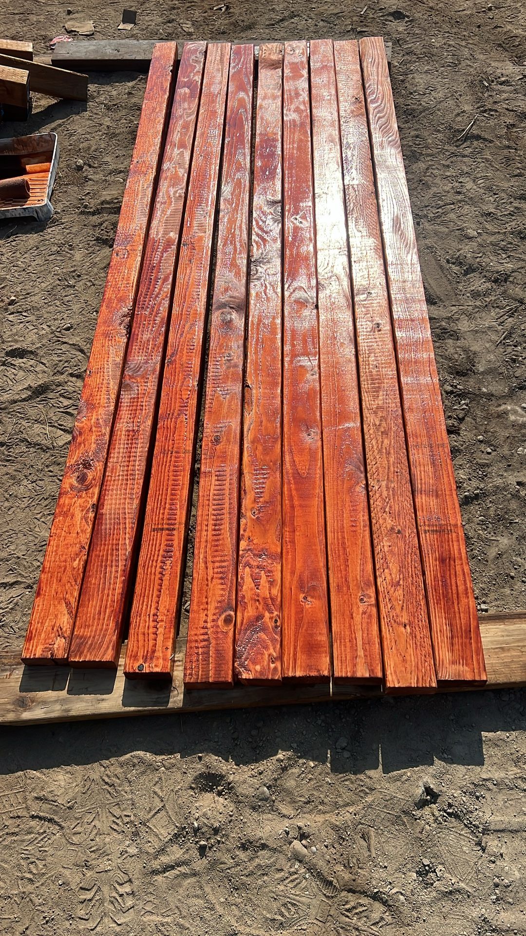 2 By 4 Fence Rail. 8ft.